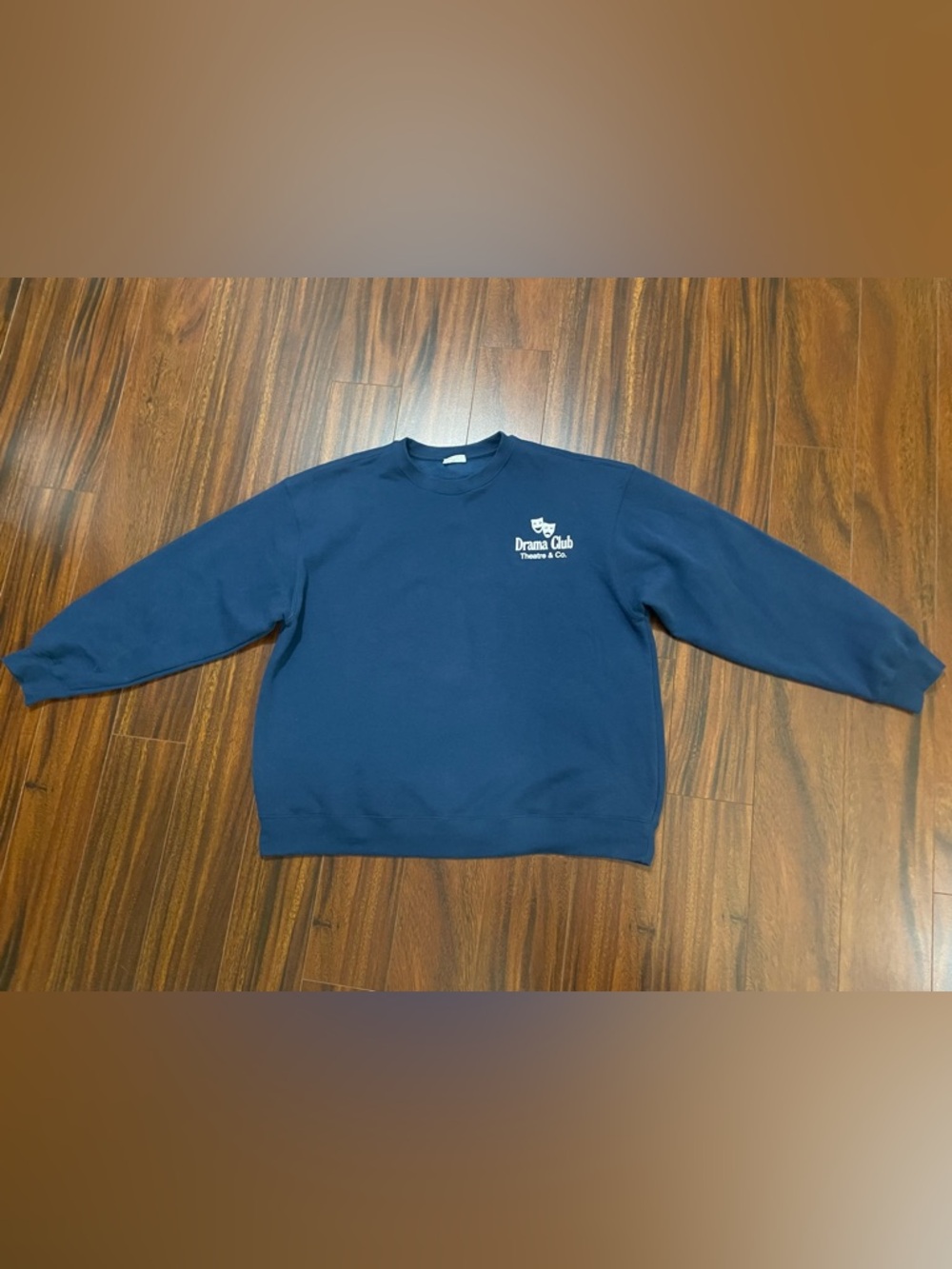 Ardene women’s XL sweatshirt, Drama Club Theatre, crewneck, dark blue
